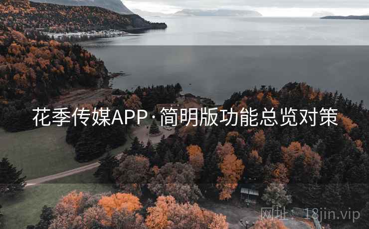 花季传媒APP·简明版功能总览对策