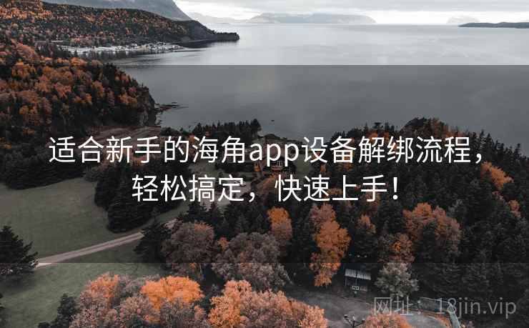适合新手的海角app设备解绑流程，轻松搞定，快速上手！